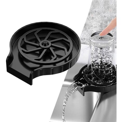 LAVE-VERRES AUTOMATIQUE LAVAGE SOUS PRESSION ÉVIER DE CUISINE VERRES TASSES VERRE (1/4)