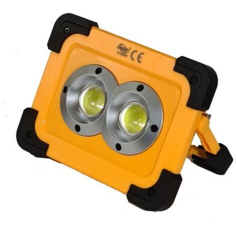 LAMPE DE SECOURS 32 LED COB RECHARGEABLE PORTABLE TRAVAIL ÉNERGIE SOLAIRE B0265 (1/2)