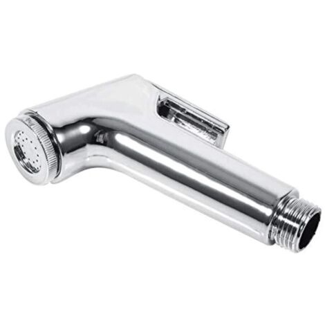 POMME DE DOUCHE DE REMPLACEMENT HYDROSCOPINE ABS CHROME WC BIDET AVEC RACCORD 1/2" 03439 (1/3)