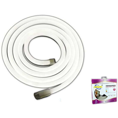 RUBAN LED 2 MÈTRES LUMIÈRE FROIDE TUBE NÉON DÉCORATIF FLEXIBLE IP65 12V (1/5)