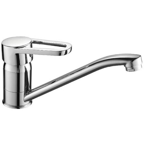 KIT D'ASSEMBLAGE DE ROBINET MITIGEUR CHROME POUR ÉVIER DE CUISINE ET LAVABO 8564 (1/2)