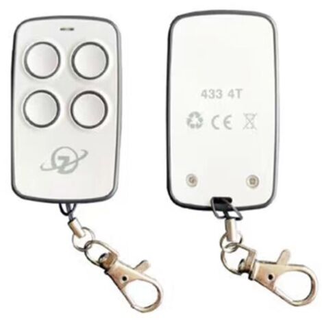 TÉLÉCOMMANDE COMPATIBLE PORTAIL ANTIVOL VOLETS UNIVERSEL 4 TOUCHES 433MHZ 4T (1/2)