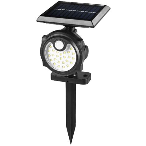 PIQUET DE JARDIN SOLAIRE 26 LED SMD LUMIÈRE FROIDE DÉTECTEUR DE MOUVEMENT B0393 (1/4)
