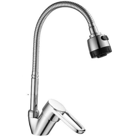 KIT DE MONTAGE DE ROBINET MITIGEUR CHROME POUR ÉVIER DE CUISINE ET LAVABO 8565W (1/2)