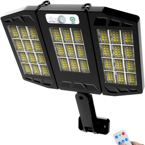 PROJECTEUR SOLAIRE 264 LED SMD DÉTECTEUR DE MOUVEMENT TÉLÉCOMMANDE HS-V97 PHOTOVOLTAÏQUE (1/5)
