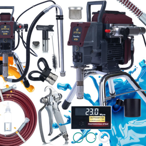 Zenthril Alpha HyperElite – Station de Peinture Airless 1500W, 200 Bar, 2L/min, Buse 0,021" Moteur Brushless ZenControl + Voice Assist Pour Peintures Murales et Laques