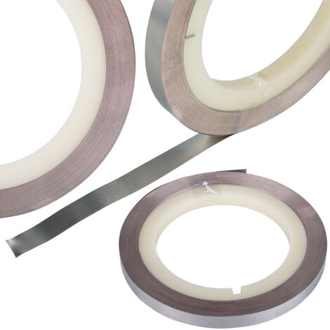 Rosfix Bande Cuivre Nickelé 0,15x10mm – Haute Conductivité Électrique Longueur 1m Pour Soudure Cellules Batterie Accessoire pour Soudage Électrique (1/5)