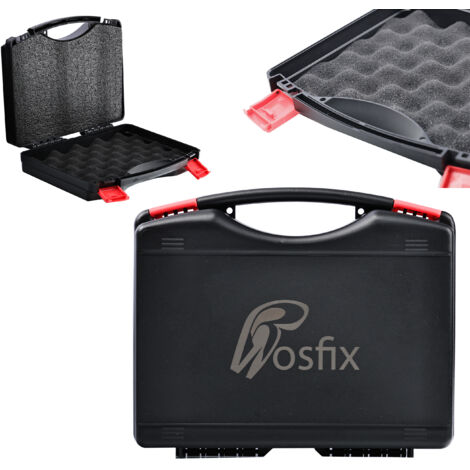 Rosfix Mallette à Outils Electric Pro – Plastique Résistant, 253x213x72 mm Mousse Personnalisable Poignée de Transport Pour Électronique et Bricolage Rangement Outils (1/5)
