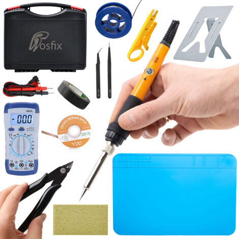 Rosfix Kit Fer à Souder de Précision avec Potentiomètre Er Pour Protection Haute Précision (1/5)