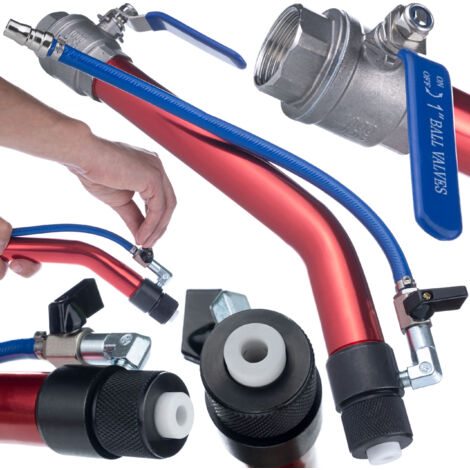 Rosfix Pistolet de Pulvérisation V1 – Haute Précision, Résistant à l’Abrasion 1 Buse Incluse Pour Enduits Gypse, Chaux-Ciment compatible avec Rosfix MultiSpray PRMS3.7/MS4000/PRMS4