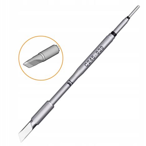 Rosfix Pointe de Soudure C245-939-K – Précision Professionnelle Alliage Résistant Haute Température compatible avec stations de soudage JBC, AIXUN, SUGON, YIHUA (1/2)