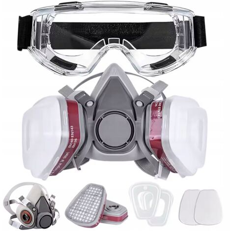 Kit Masque de Protection Safebreath Pro+ pour Travaux de 6200 Pour Peinture, Vernis, Protection (1/5)