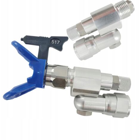 Zenthril Set Vanne CleanShot HyperElite avec Buse 517 – Anti-Goutte, 248 Bar, Filetage 7/8"  Pour Pistolet Airless  Accessoire pour Peinture Professionnelle