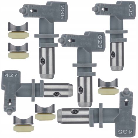 Rosfix Buse de Peinture Hi-Flow (Grise) pour Pistolet à 635 – Jet 30 cm, 0,009" Pour Latex, Ignifuges, Élastomères (1/5)