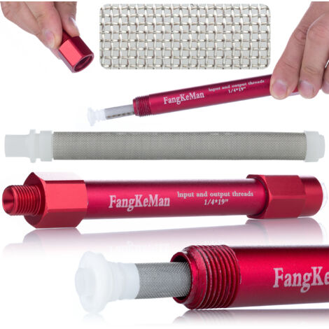 Rosfix Raccord Filtre pour Pulvérisateur Airless – Connexion Universelle Emplacement pour Filtre Doigt Améliore la Précision de Pulvérisation Accessoire pour Peinture (1/5)