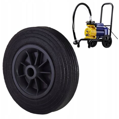 Rosfix Roue avec Pneumatique pour Pulvérisateur Airless – Caoutchouc Résistant, Amortissement des Chocs Montage Facile Pour Transport d'Appareil de Peinture Accessoire (1/3)