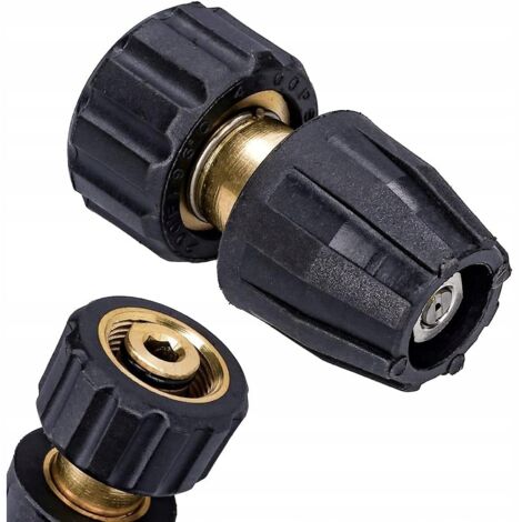 Rosfix Mini Lance 10 cm avec Buse Jet Plat – Filetage M22 Femelle, 350 Bar, 150°C  Pour Espaces Restreints  compatible avec nettoyeur haute pression Kärcher HD/HDS (1/3)