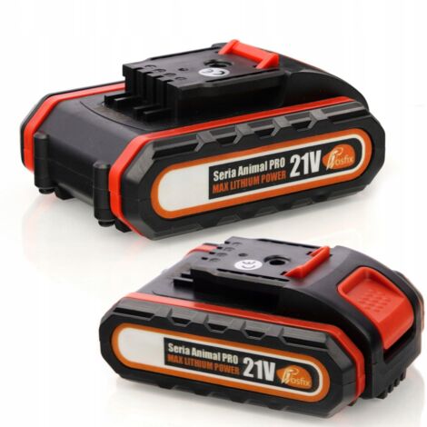 Rosfix Batterie 21V 1,5Ah Li-Ion Animal PRO – 5 Cellules  Recharge Rapide  Haute Durabilité  Pour Outils Électroportatifs Rosfix  Accessoire de Remplacement