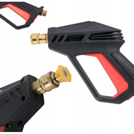 Rosfix Pistolet Haute Pression 4000 PSI M22 22mm – Acier Inoxydable et Laiton  Étanchéité Premium  Débit 30 l/min  compatible avec nettoyeur haute pression M22-14 (1/5)