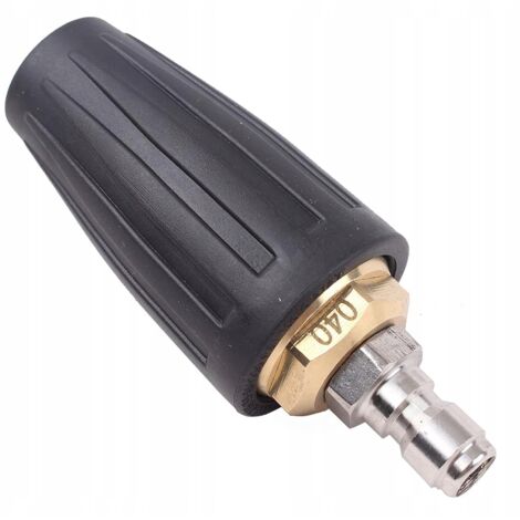 Rosfix Buse Rotative Haute Pression 1/4" – Céramique et Laiton, 150 Bar, 60°C, 8 l/min Jet Puissant compatible avec nettoyeur haute pression Lavor Vertigo 26 (1/5)