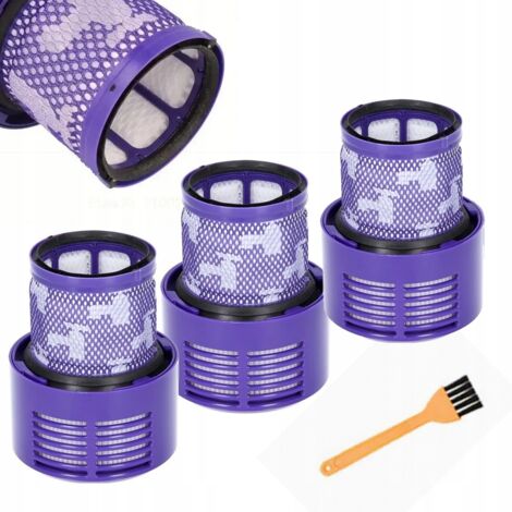 Rosfix Set Filtres HEPA 3x – Lavables et Réutilisables 99,97% Filtration Avec Brosse de Nettoyage Accessoire Universel pour Aspirateurs Sans Fil (1/5)