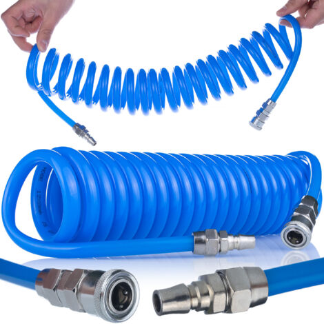 Tubo pneumatico spiralato in poliuretano 8x12mm 5m (1/5)