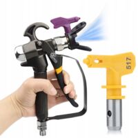 Rosfix Pistolet pour Groupe de Peinture Turbojet Tj1 517 – Jet 25 cm, 0,009" Pour Latex, Ignifuges, Élastomères
