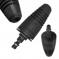 Rosfix Buse de Pulvérisation Turbo – Jet Rotatif Haute Pression 180 Bar, 60°C Raccord Lavor Quick Connect compatible avec nettoyeur haute pression Lavor