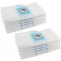 Rosfix Sacs Aspirateur Type G – Microfibre Synthétique, 10 Pièces Filtration Fine, Haute Résistance compatible avec aspirateur Bosch GL20, GL30, Serie 2/4/6