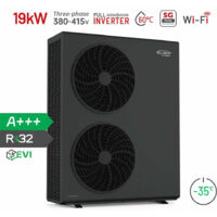 ALSAVO EVI R32 19kW 3T - Dreiphasig 380-415V/50Hz/3PH - Luft-Wärmepumpe Monoblock -Doppellüfter - Inverboost Multifunktional/Warmwasser