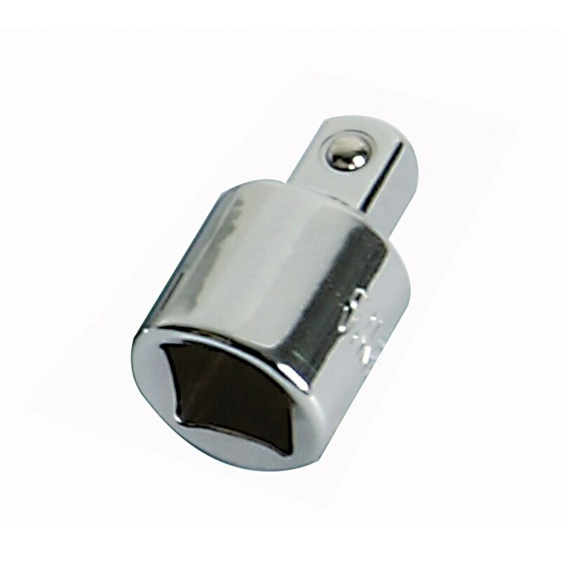 Silverline – Jeu d'adaptateurs de douilles 4 pièces – Acier chrome-vanadium – Finition nickelée anti-corrosion – Tailles 1/4', 3/8', 1/2' - 6