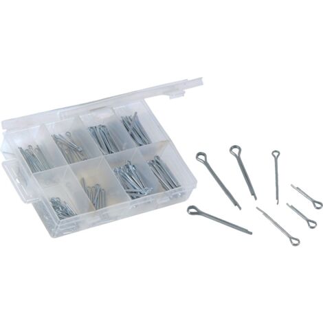 COFFRET DE GOUPILLES FENDUES ASSORTIES 175 PIÈCES SILVERLINE 585483 (1/5)