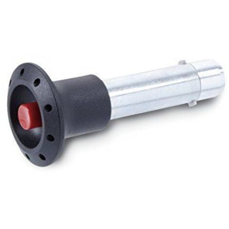 Ganter la norme Elements Boulon connecteur avec securite Axial (Cliquet) - Boulons - Acier - Acier galvanise diametre : 6 mm bleu passive, 1 piece, noir, GN 114.2-6-40 (1/3)