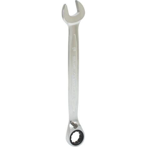 Kstools – Clé mixte à cliquet réversible 19 mm – Mécanisme 72 dents – Angle de retour 5° – Accès dans espaces confinés – Acier chrome vanadium (1/5)