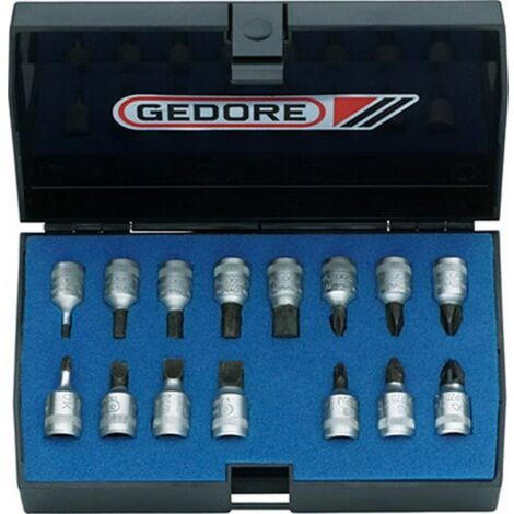 GEDORE 1815601 - Jeu de tournevis 1/4" 15 pcs IN-IS-PH-PZ , INS 20 PM (1/5)