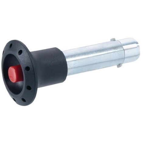 Ganter la norme Elements Boulon connecteur avec securite Axial (Cliquet) - Boulons - Acier - Acier galvanise diametre : 6 mm bleu passive, 1 piece, noir, GN 114.2-6-16 (1/3)