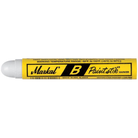 MARKAL 80220 B Paintstik marqueurs, Blanc Pack de 12 (1/2)