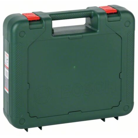 Coffret de transport plastique 2605438729 – Mallette pour scies sauteuses Bosch PST 18 LI – Dimensions 391x345x115mm – Matériau plastique vert (1/4)