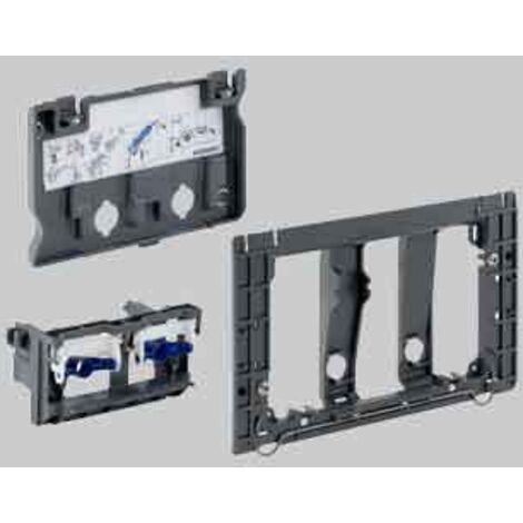 Geberit – Kit d'adaptation plaque à cassette unique – Compatible plaques Sigma 10/20/50 – Installation rapide avec cadre de fixation – Pour réservoirs Unica