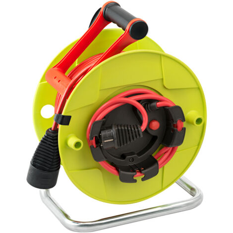Enrouleur de câble Standard SM1 avec fiche, prolongateur et rallonge 1,5m - H05VV-F 3G1,5 28,5 + 1,5m (1/5)