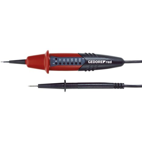 GEDORE RED 3301418 - Testeur de tension bipolaire 6-400V AC/DC IP65 , R38120000 (1/2)