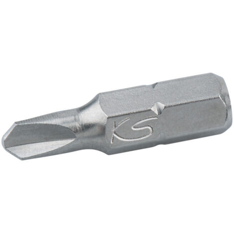 Kstools – Embouts de visage TRIWING 1/4' – Acier spécial nickelé – Longueur 25 mm – Entraînement six pans – Normes DIN 3126 et ISO 1173 (1/2)