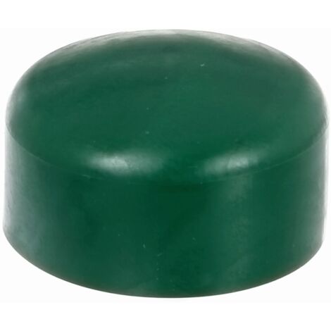 Alberts 855253 Capuchon Ronds metal PVC Vert pour Poteau 60 mm Kit de 10 cloture