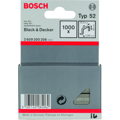 NP Bosch 1000 Tackerklammern 10/ 12,3mm Typ52 (1/2)