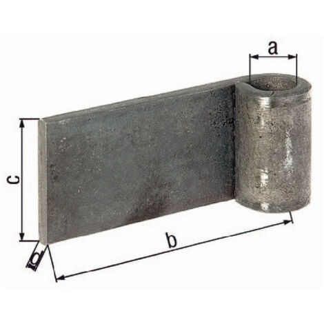 Ruban de soudure 13x80x40x5mm Acier brut (Par 10)