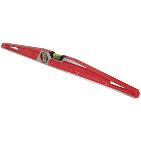 Stanley – Niveau trapézoidal 60 cm 142423 – Semelle usinée et aimantée – Précision 0,5 mm/m – Alliage d'aluminium pour matériaux ferromagnétiques