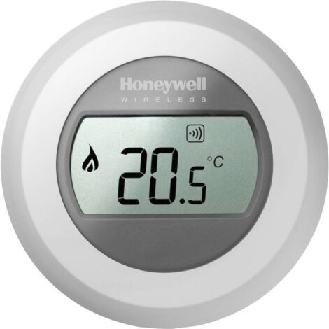 Honeywell – Thermostat d'ambiance sans fil – Gestion de chauffage connecté – Portée 30 m – Réglage de température 5 à 35 °C – Écran rétroéclairé