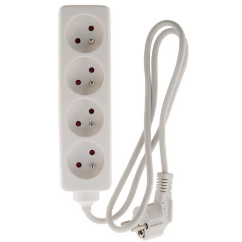 Bloc multiprise 4x16A blanc - Zenitech (1/7)