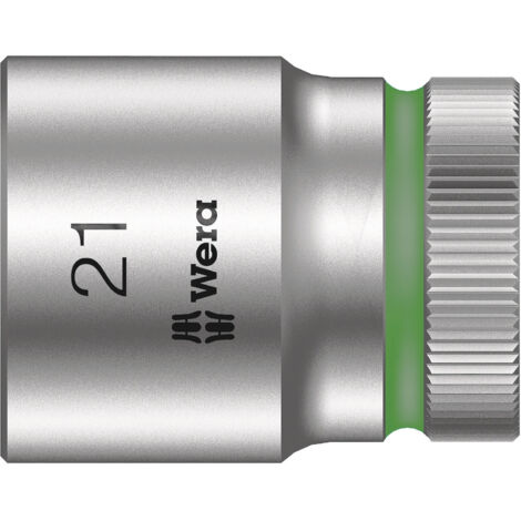 Wera 003612 Zyklop 8790 HMC Douille 1/5,1 cm Drive X SW 21 mm (1/4)