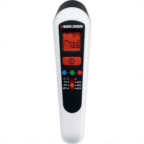 Black & Decker – Détecteur de fuites thermique 12m – Sensibilité réglable – Écran LCD – Compact et léger pour espaces confinés